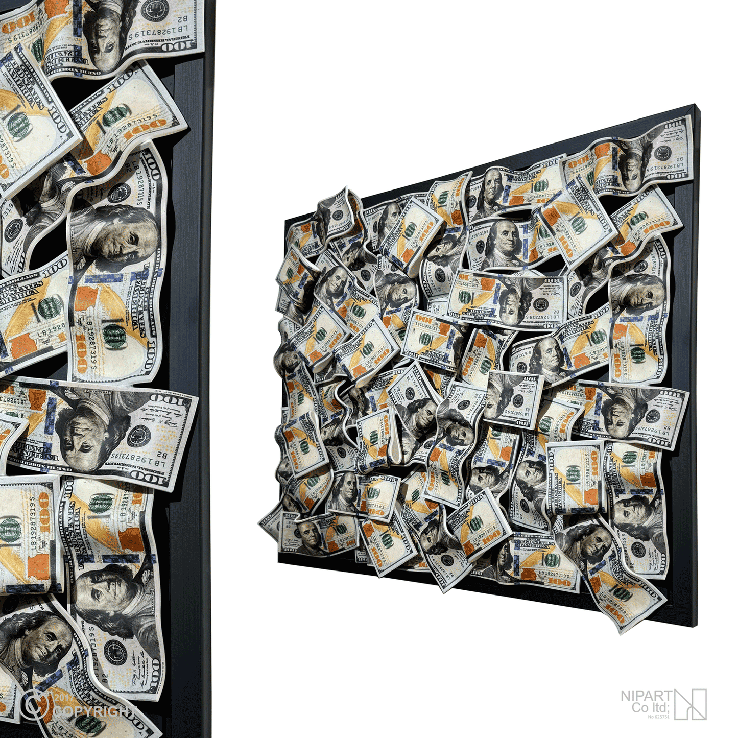 $100 Money Wall