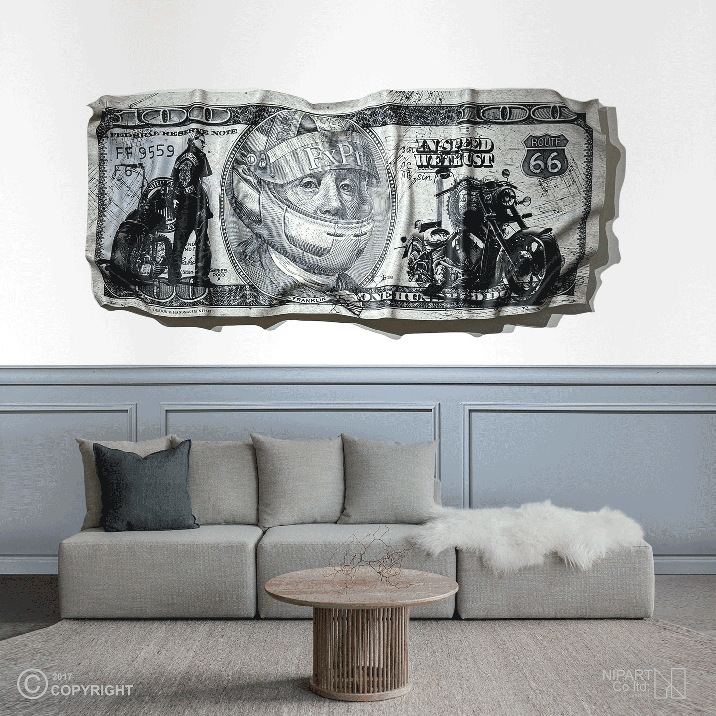 Classic Machine Deformed Dollar Bill