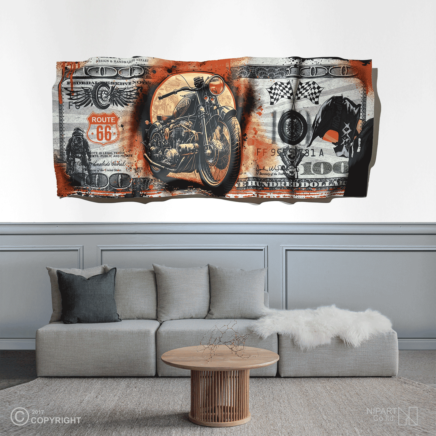 Classic Machine Deformed Dollar Bill