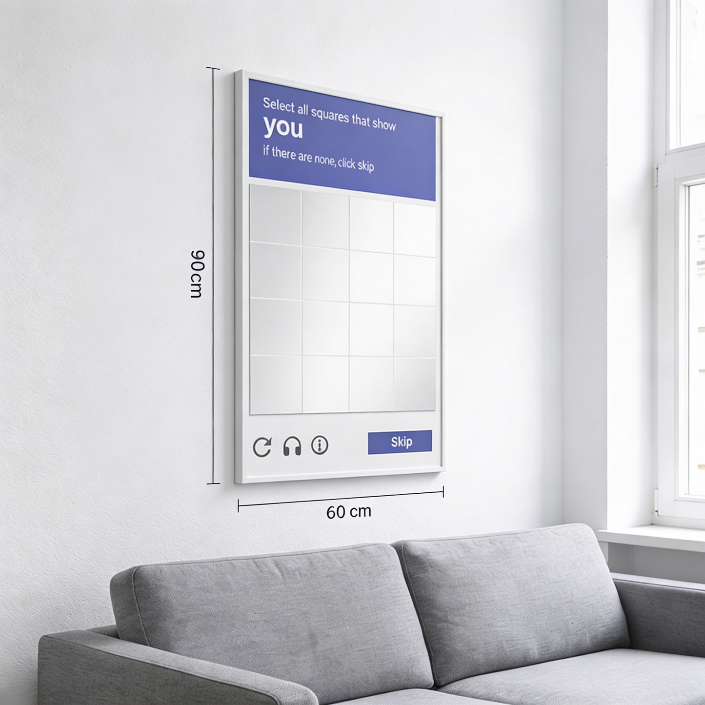 Squares mirror