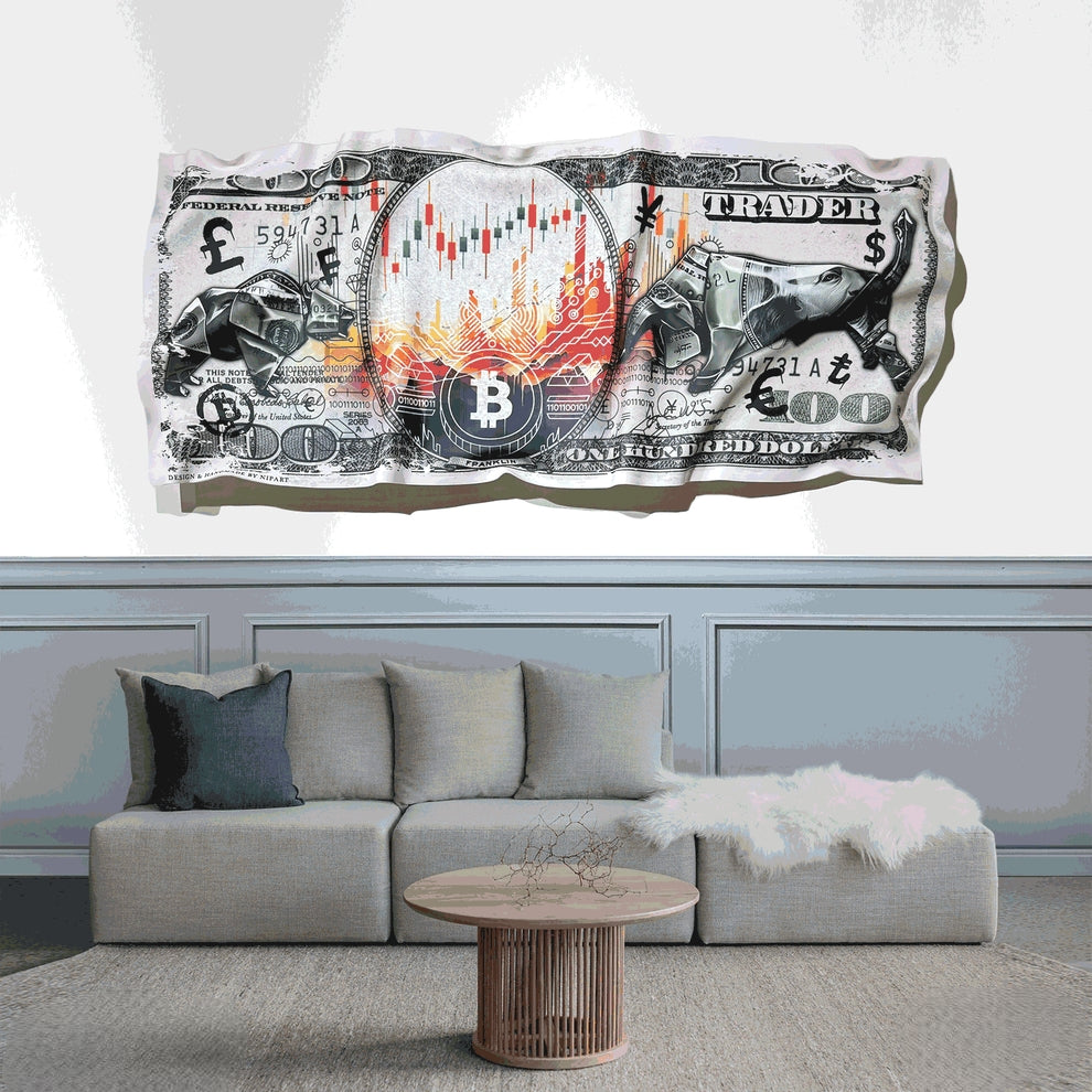 Deformed dollar bill Trade 2