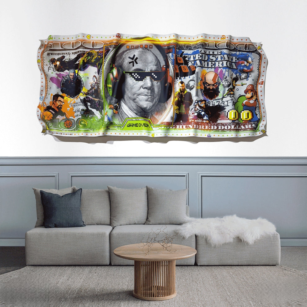 Gamer Dollar Deformed Banknote