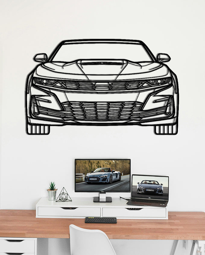 NEON CAR WALL ART