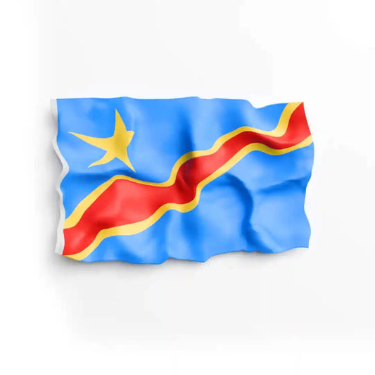 Congo Kinshasa flag