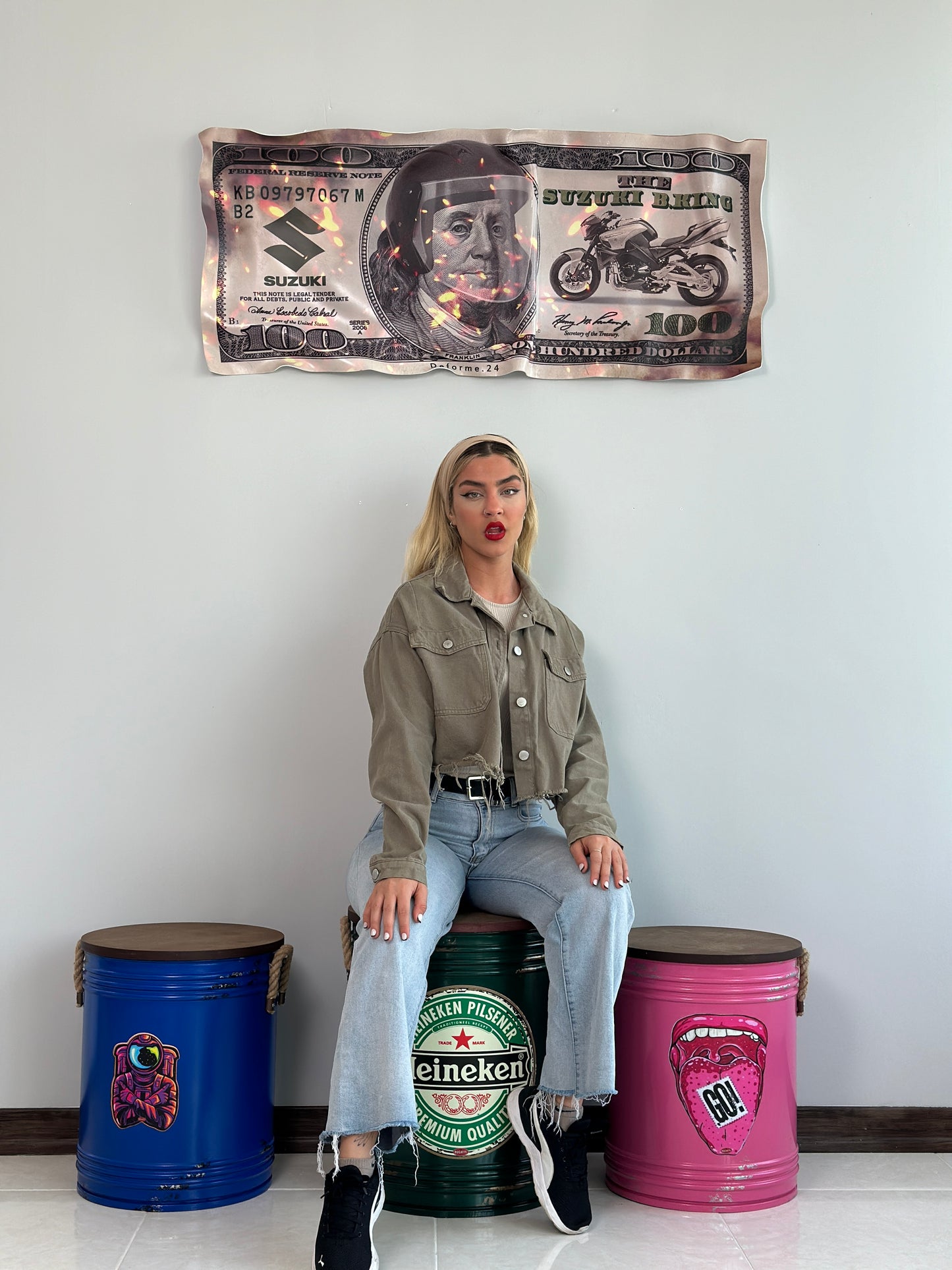 Suzuki B-King decals