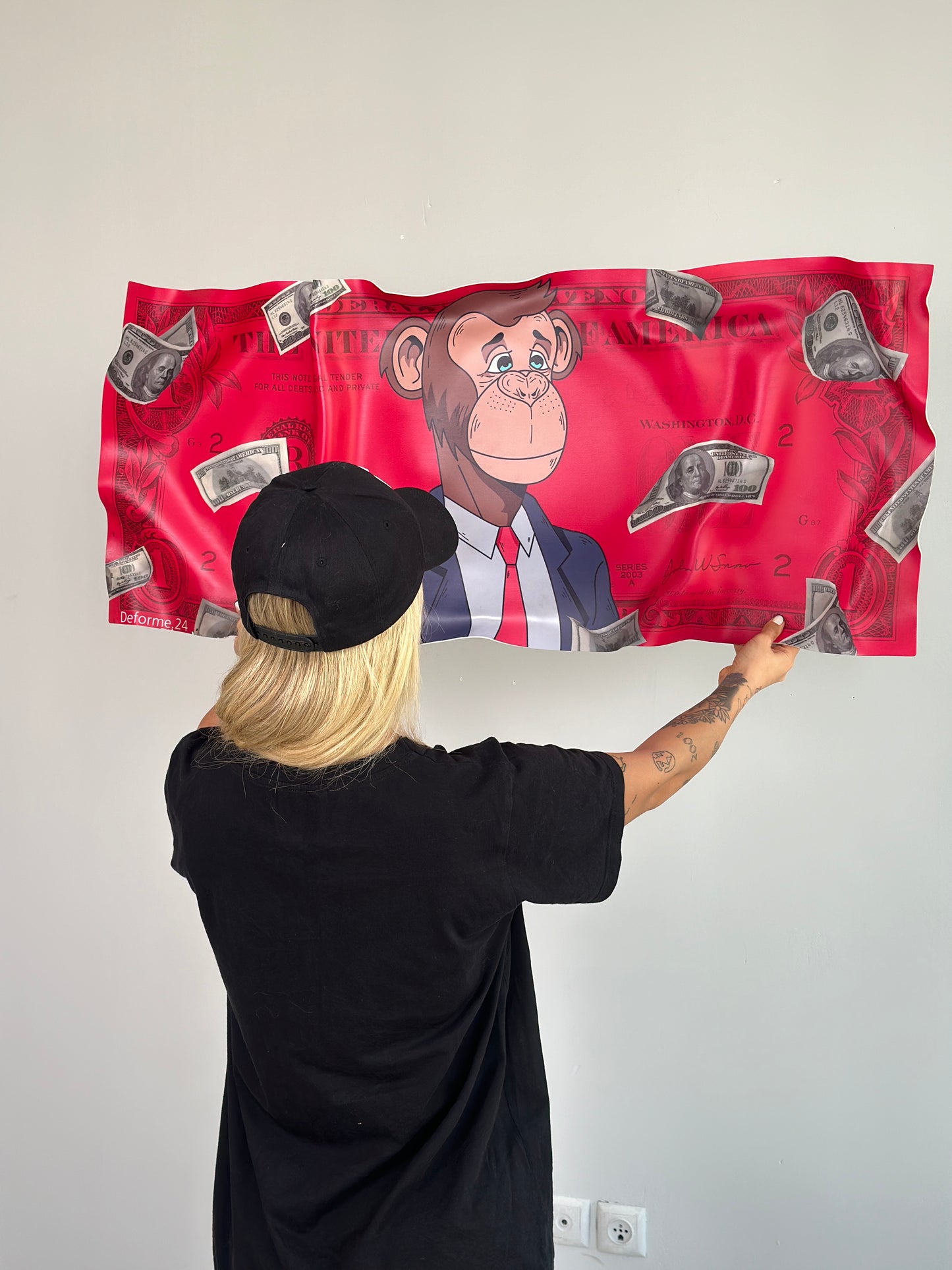 Red NFT Deformation Board