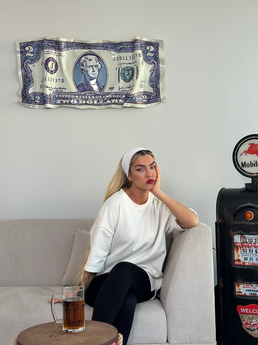 Minimalist two-dollar bill