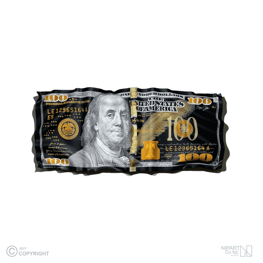 Black and gold dollar bill