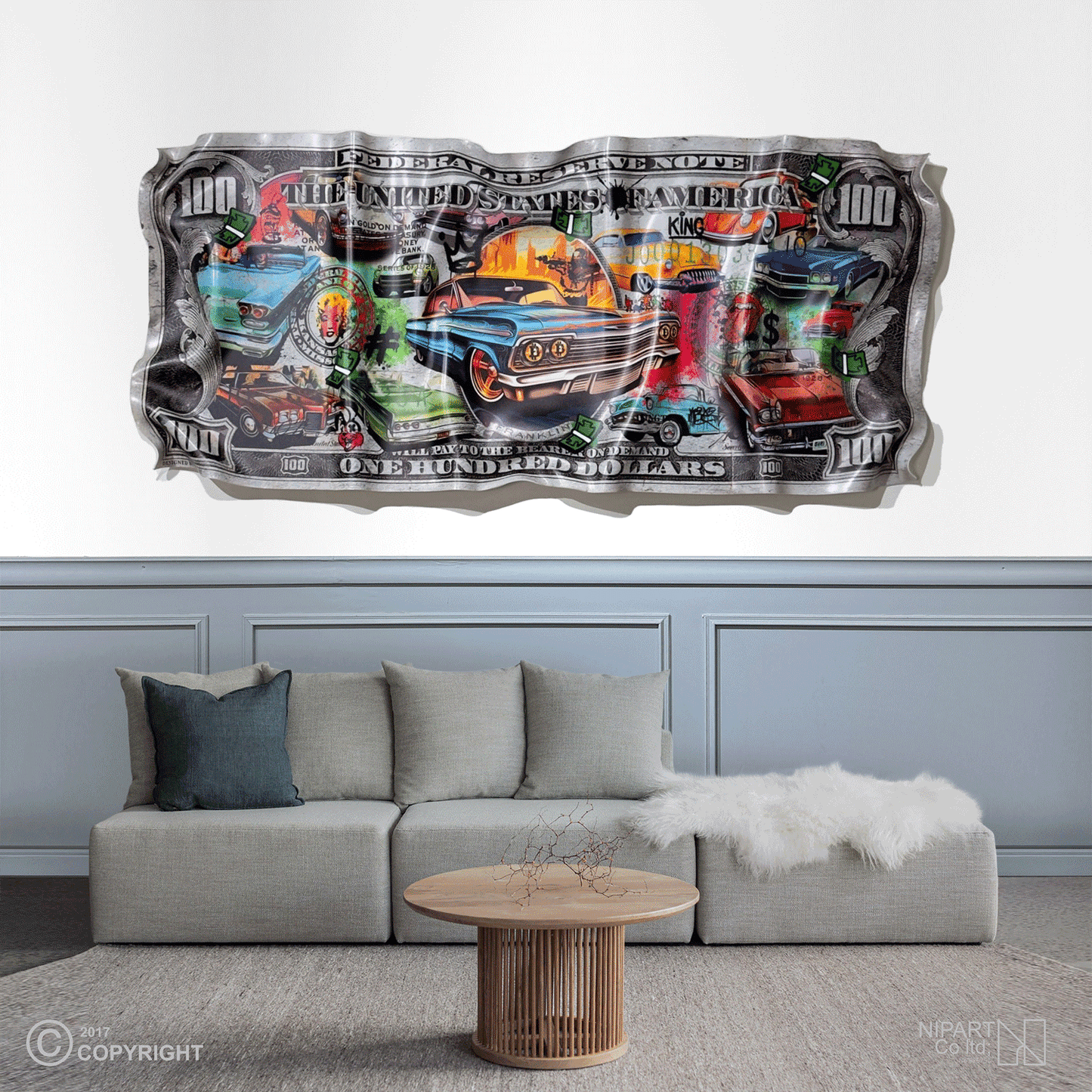 Classic Machine Deformed Dollar Bill