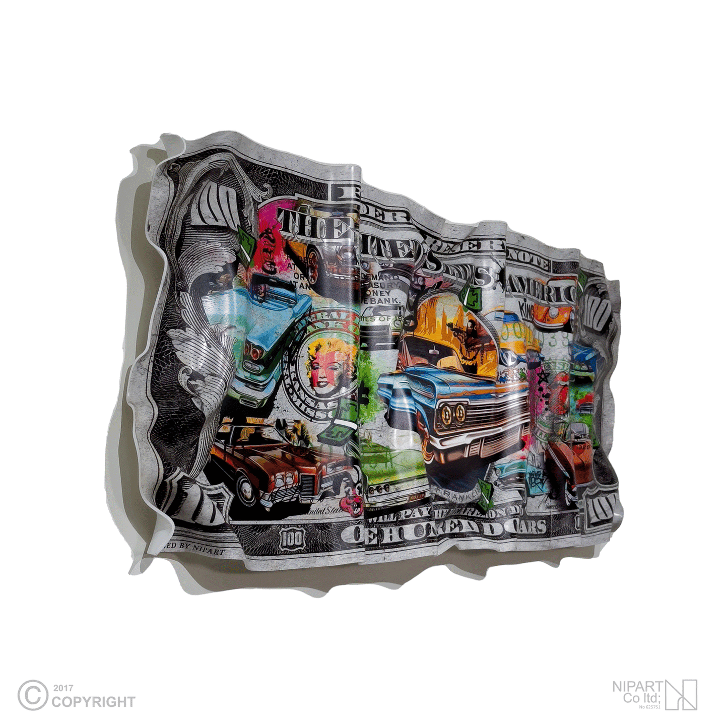 Classic Machine Deformed Dollar Bill