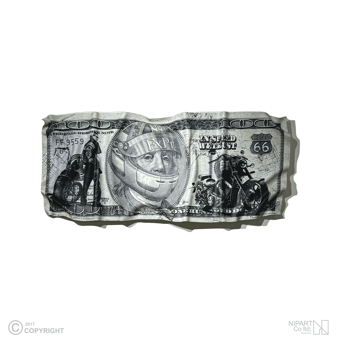 Classic Machine Deformed Dollar Bill