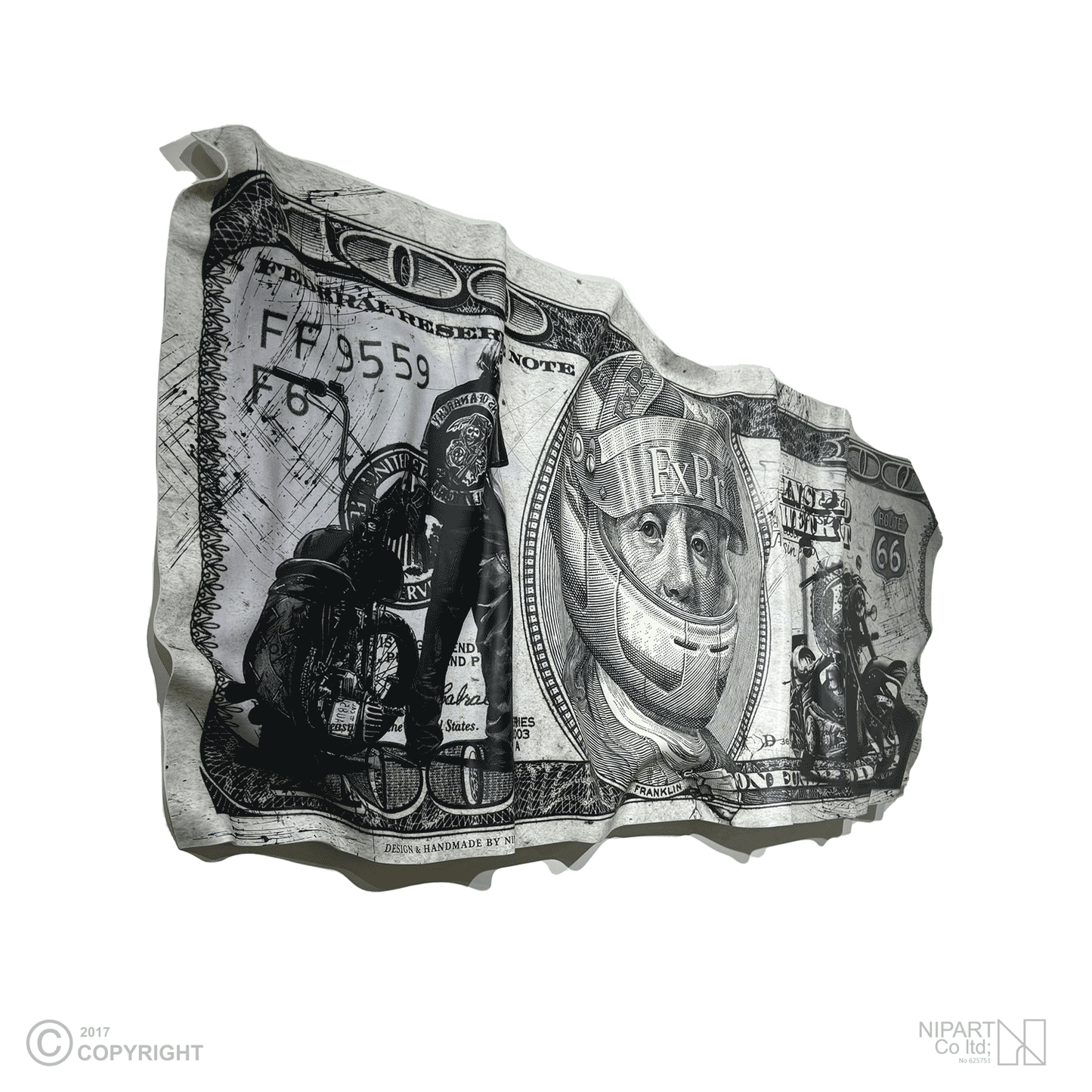 Classic Machine Deformed Dollar Bill