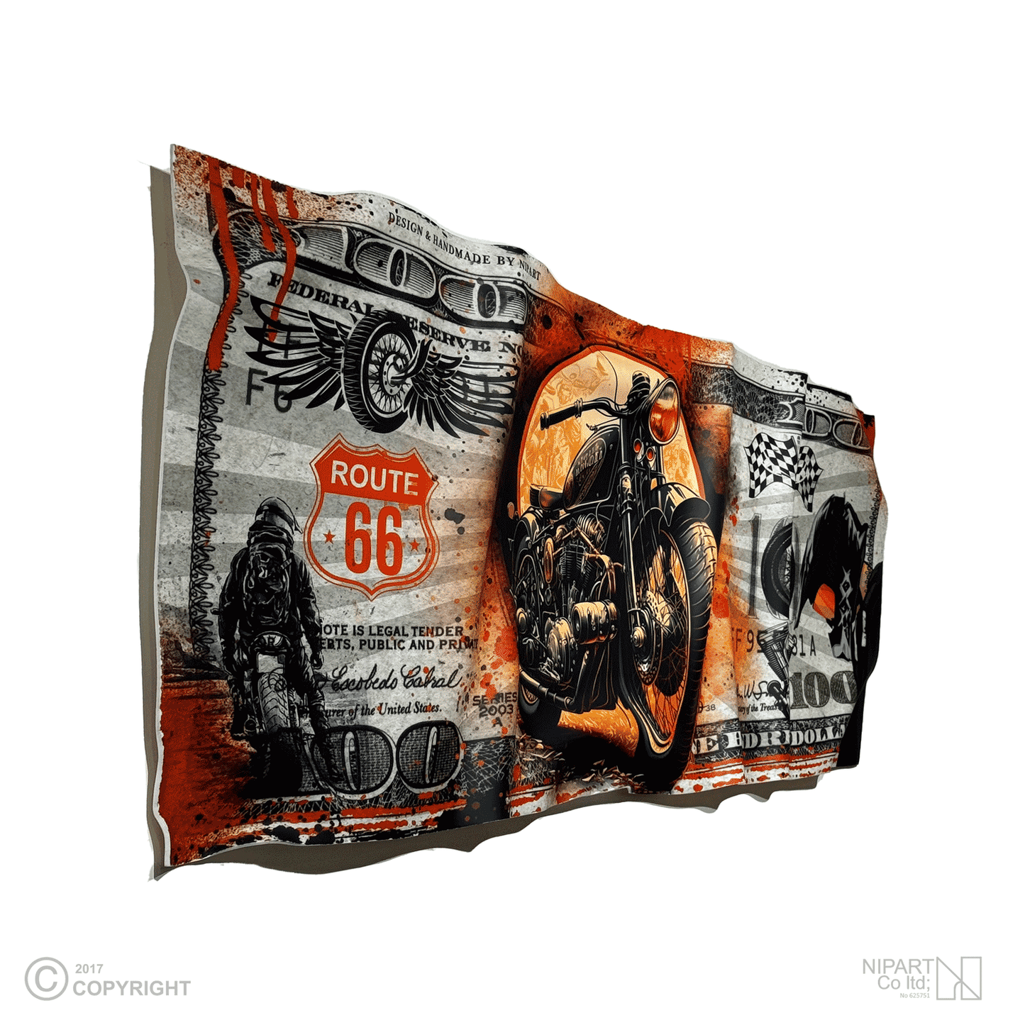 Classic Machine Deformed Dollar Bill