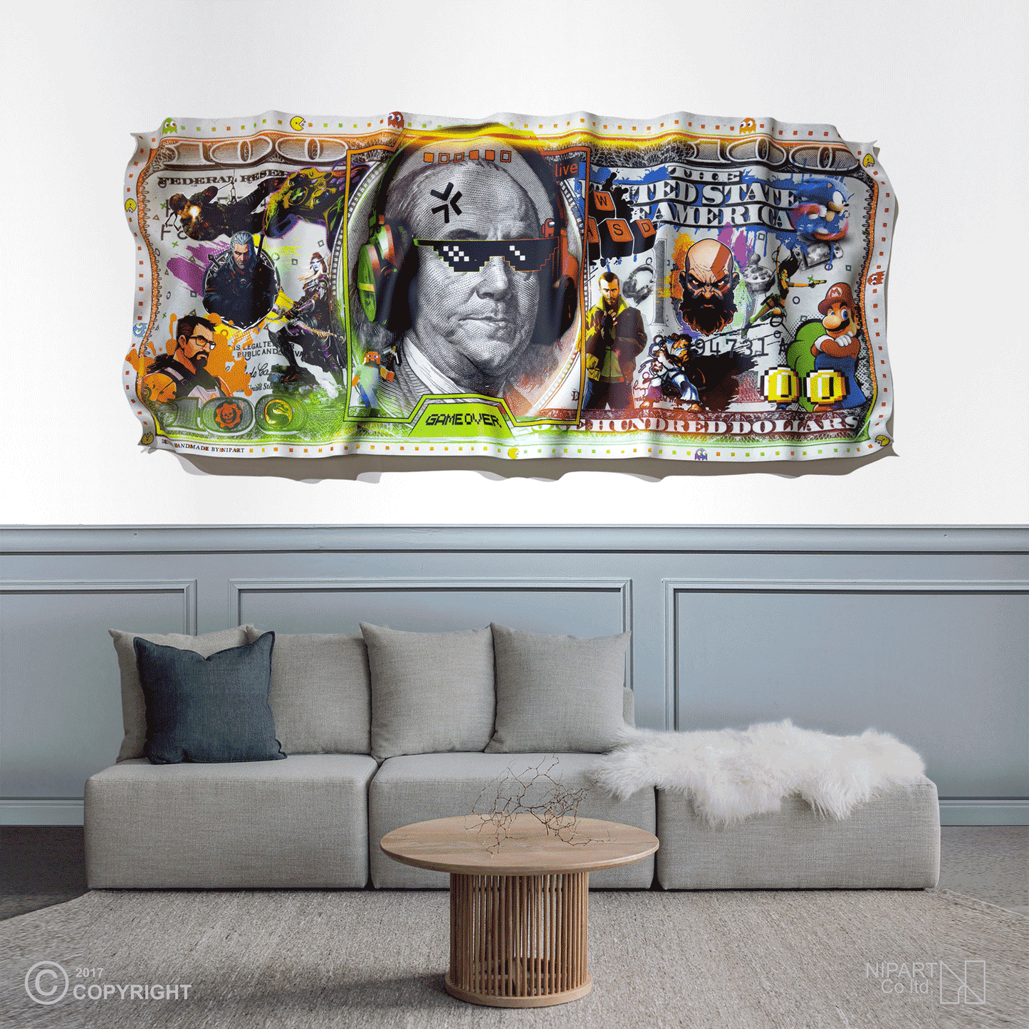 Gamer Dollar Deformed Banknote