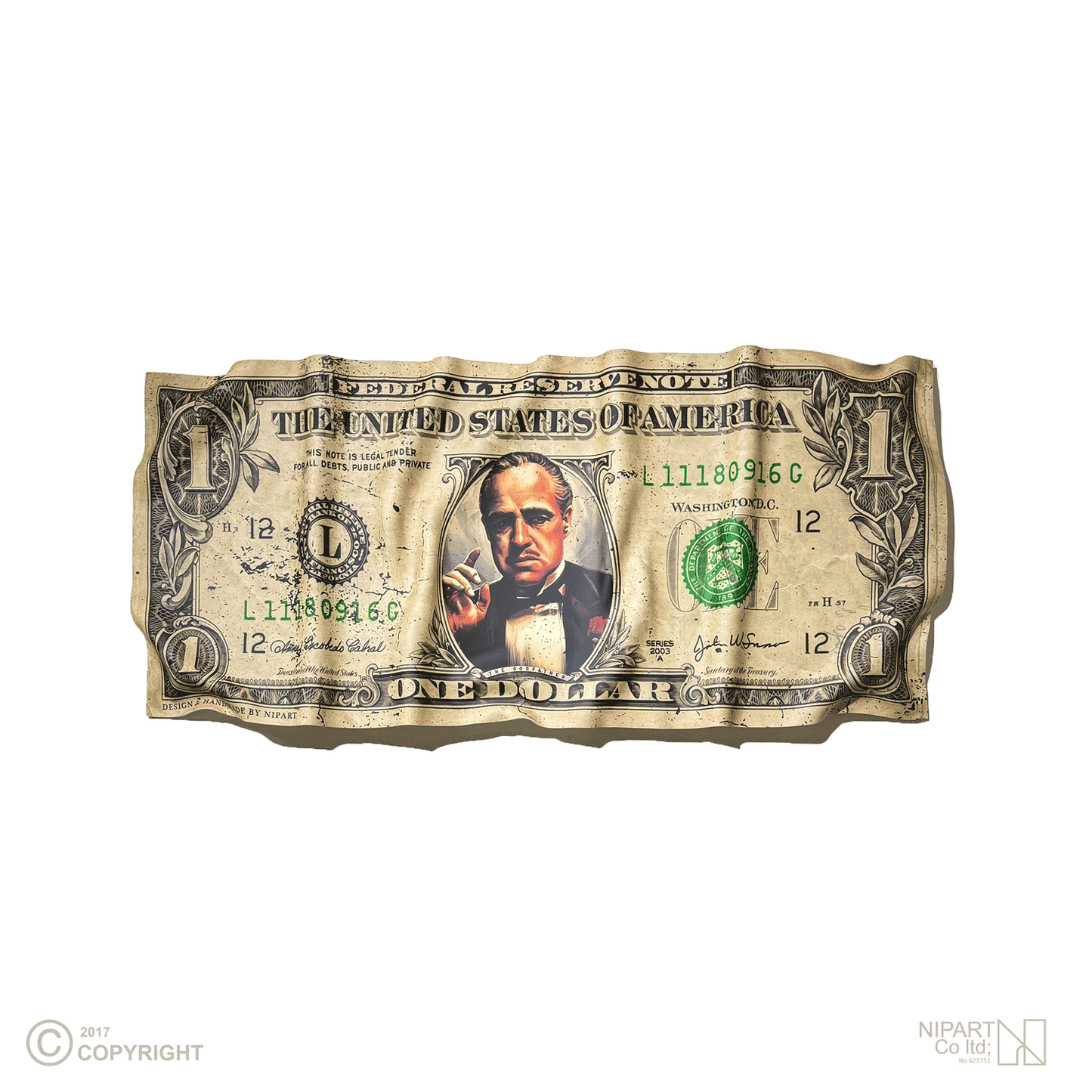 Godfather dollar bill