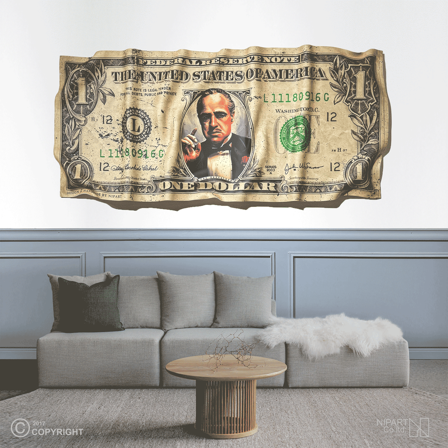 Godfather dollar bill