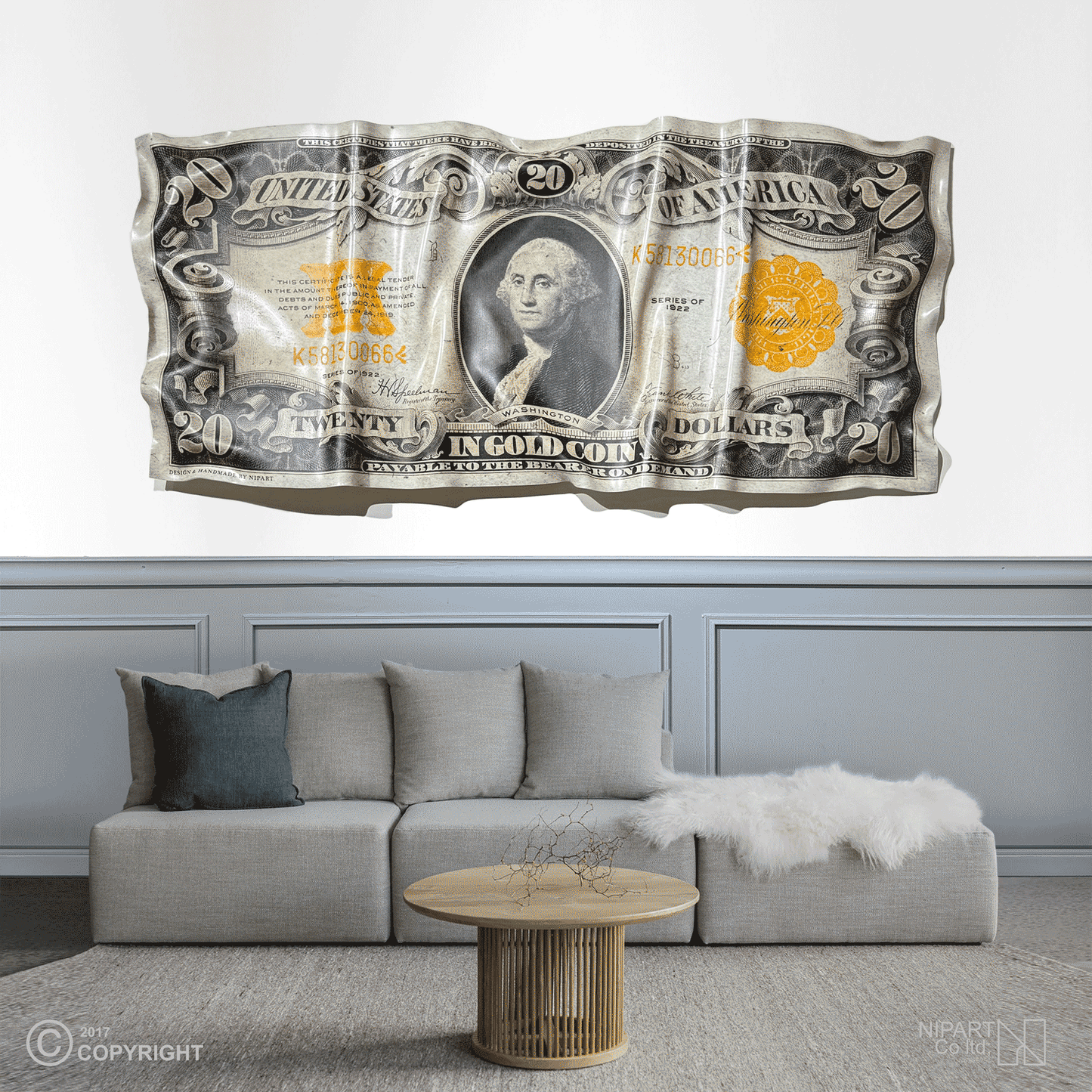 Original old 20 dollar bill