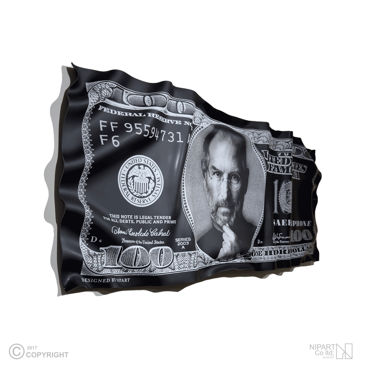 Steve Jobs's Black Dollar Bill