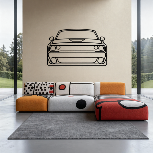 Dodge Challenger SRT Front View