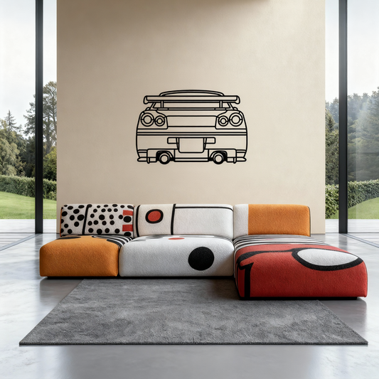 Nissan Skyline R34 GT-R Back View