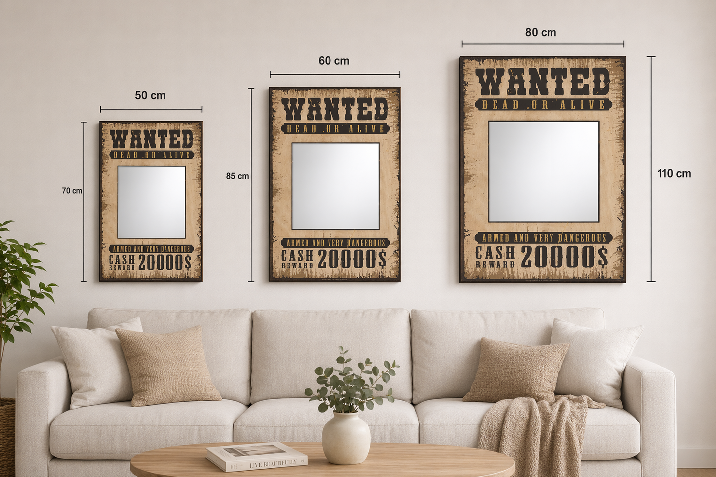 Wanted Dead or Alive mirror