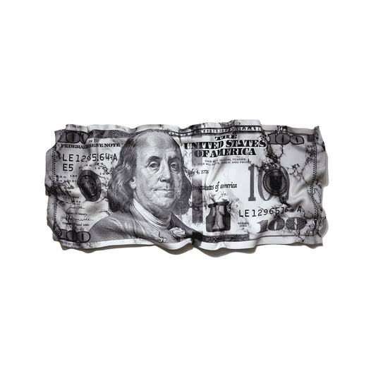 Marbled $100 Deformed Banknote