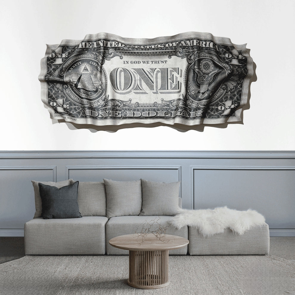 Original back of $1 bill