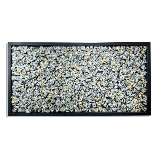 Money Wall Painting of Different Dollars